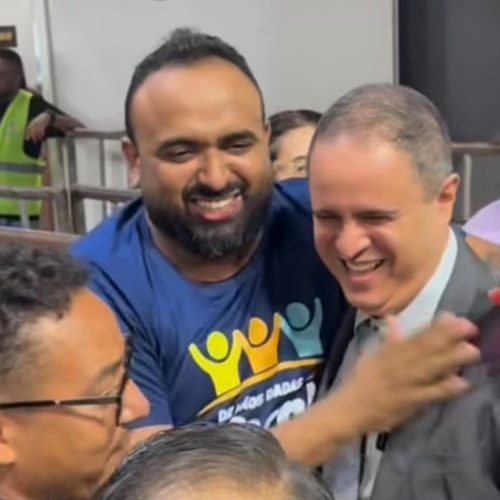 Popularidade em alta: Edivaldo Holanda Jr. é tietado em São Luís.