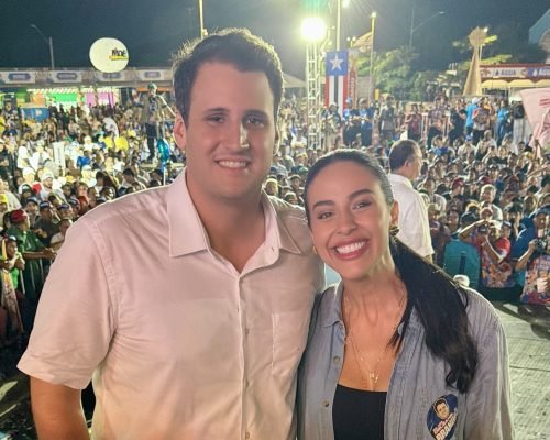 Daniella reúne uma das maiores caravanas da convenção que oficializou Orleans Brandão e Edivaldo Holanda Júnior